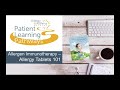 allergy immunotherapy tablets 101