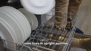 How to use your Bosch Dishwasher FlexSpace™ Flip Tines
