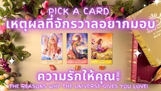 เหตุผลที่จักรวาลอยากมอบความรักให้คุณ! ✨ PICK A CARD : THE REASONS WHY THE UNIVERSE GIVES YOU LOVE!✨