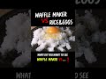 Waffle VS Rice & Eggs  | Waffle ASMR #Shorts