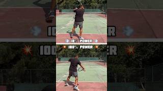 💥 Forehand Power 💥 From 10% to 100% Speed