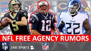 NFL Free Agency Rumors: Drew Brees Contract? Tom Brady Demands? Titans Re-Signing Derrick Henry?