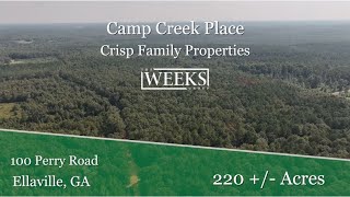 220+/- Acres - Camp Creek Place - Macon County, GA