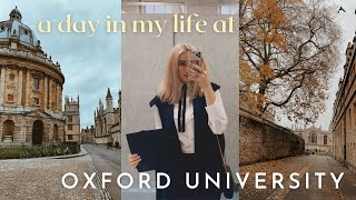a day in the life of an OXFORD UNIVERSITY student