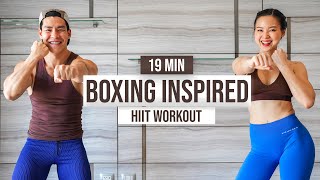 19 นาที HIIT BOXING เบิร์นสะใจ เหงื่อท่วมแน่นอน! ท่ายืนทั้งหมด