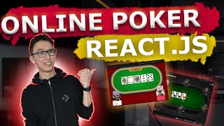 Online Poker with VideoChat in React And Node.js!