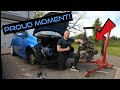 REMOVING THE ENGINE FROM THE OPEL CORSA OPC VXR!!