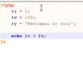 PHP 02 - Variables & math Tutorial [PART 1]