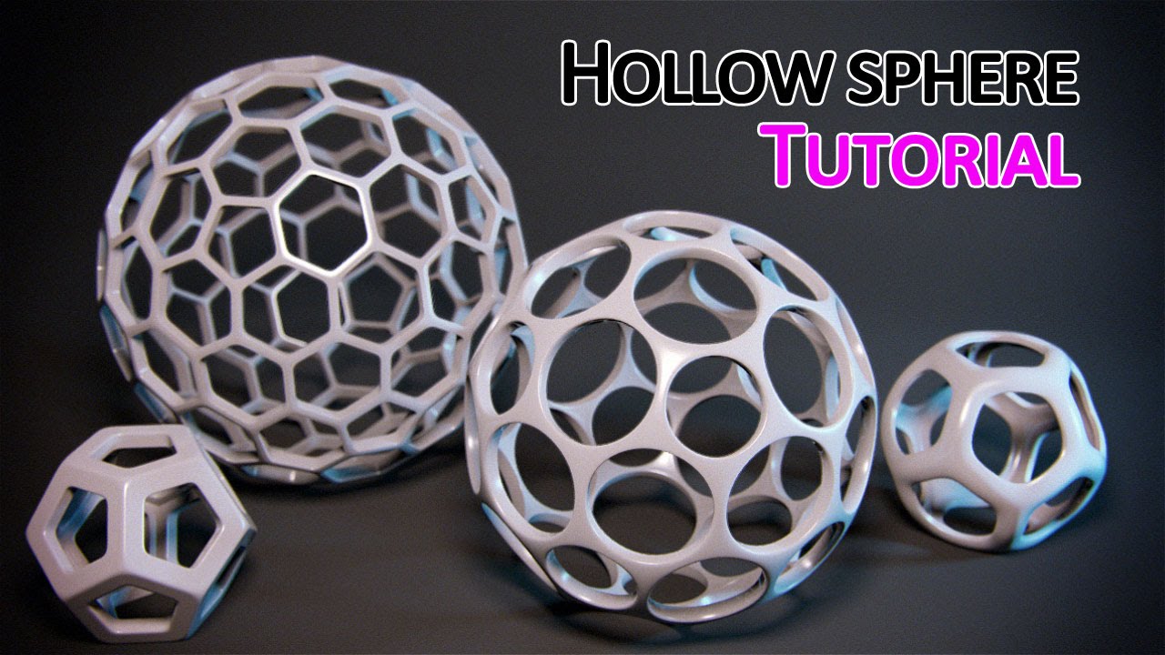 Tutorial - Quickly Create A Hollow Sphere In 3ds Max - YouTube