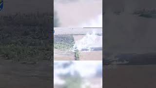 Hopeless Russian soldier watches in disbelief as Ukraine destroys his T-62 tank in huge fireball