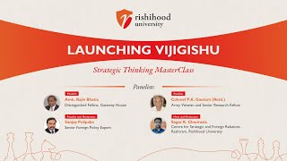 Launching Vijigishu – The Strategic Thinking Masterclass | Rishihood University