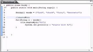 Intermediate Java Tutorial - 1 - Common String Methods