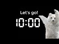 10 Minutes Countdown Timer with Dancing Bear : Happy Music : Break Time
