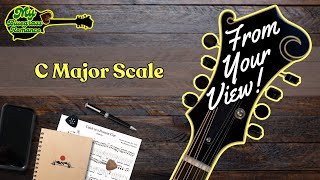 💥FROM YOUR VIEW!🙂 Mandolin C Major Scale!