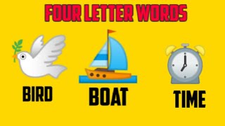 four letter alphabet words|4 Letter Words | Four Letter Phonics Words | Sight Words | School Leaning