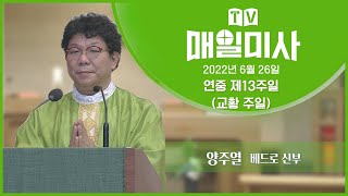 2022년 6월 26일 연중 제13주일 (교황 주일) 매일미사ㅣ양주열 베드로 신부 집전