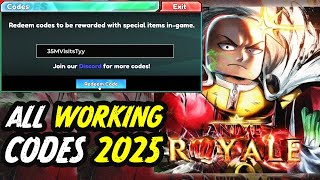 Anime Royale Codes for February 2025 🔥 All NEW  WORKING CODES For  Roblox Anime Royale Codes 2025