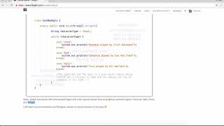 [Java Basics] switch statement String example