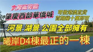 肇慶新區西部華僑城｜D4棟一線河景房 到底有幾靚？賣完無了？實地考察現場景觀 周邊環境