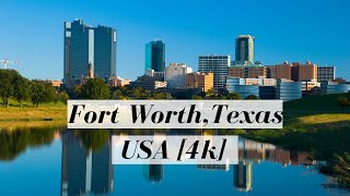 Fort Worth, Texas - USA Tour by drone [4k]
