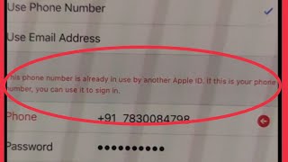 iPhone Fix Apple Account This phone number is already in use by another Apple ID Problem Solve