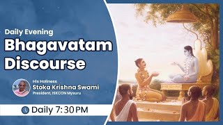 Daily Evening Bhagavatam Discourse | HH Stoka Krishna Swami | SB 1.6.23 | 19-11-2021