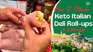 Easy Keto Italian Deli Rollups: A 5-Minute Recipe That's Sure to Satisfy