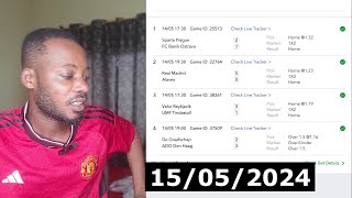 SURE BANKER | FOOTBALL PREDICTIONS TODAY 15/05/2024 SOCCER PREDICTIONS TODAY | BETTING TIPS