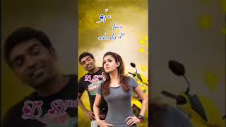 ❤❤Thangame unnathan-Naanum Rowdy dhaan💕love💕WhatsApp status -full screen-lyrics-30 sec