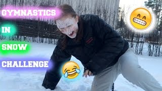 ~Gymnastics in SNOW challenge~