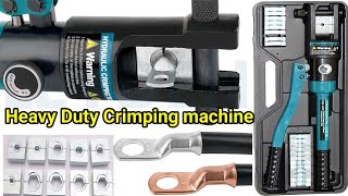 Hydraulic Crimping Tool | Hydraulic crimper review| Hydraulic crimper crimping tool |