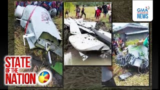 Private plane, bumagsak; 4 na pinaniniwalaang dayuhan, patay | SONA