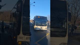 Autobuz mbc E4 #4932 linia 343 sosind în stația piața charles de gaulles sens fundeni