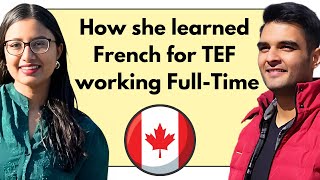 How she learned French while working Full Time in Canada