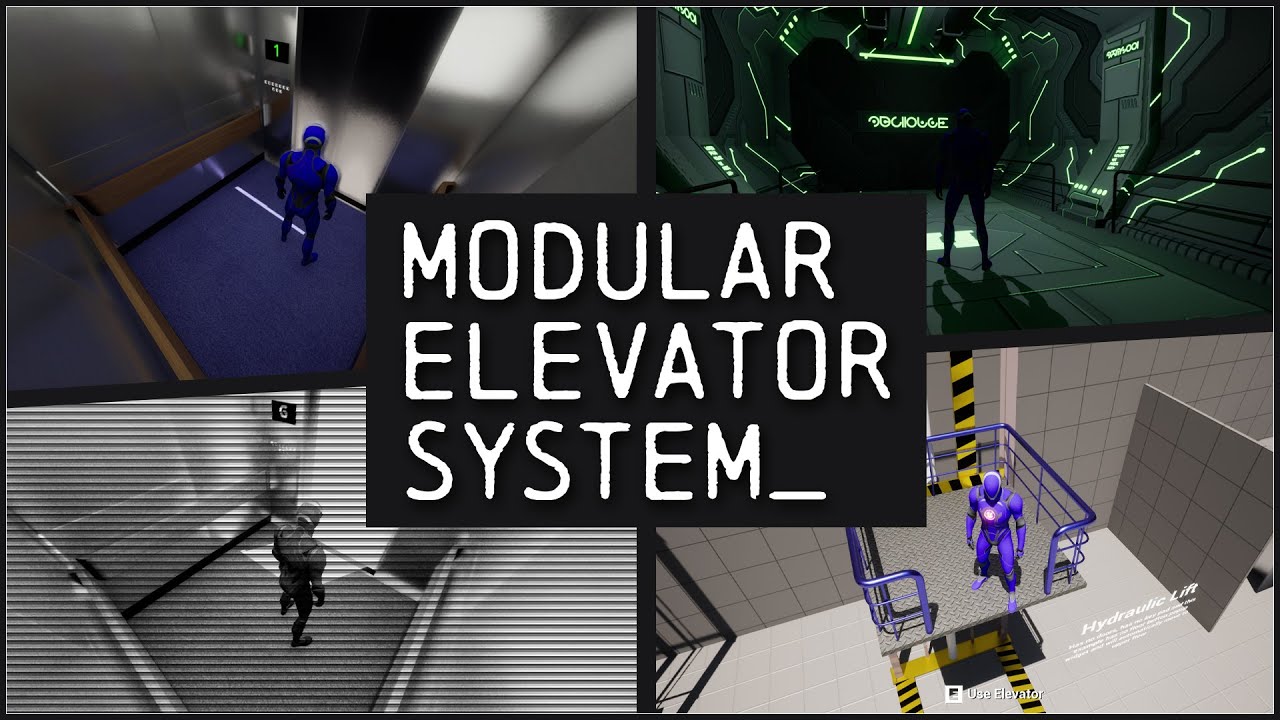 Modular Elevator System Integration Tutorial Unreal Marketplace Youtube