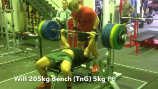 Will 200kg \u0026 205kg Bench PB @90kg