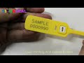 video of plastic security seal st 34001