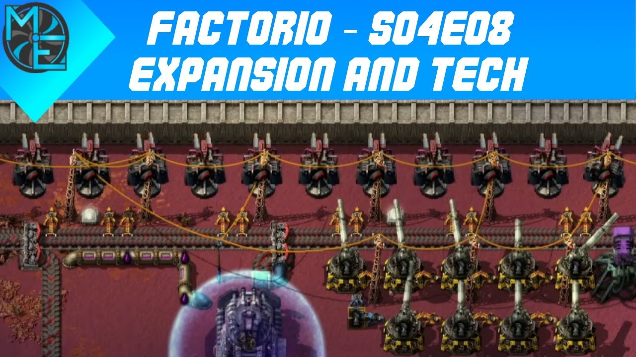 Factorio S04e08 Expansion And Tech Youtube