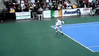 Roddick imitates Sampras so funny!!!