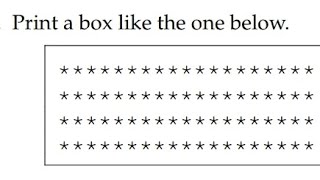 How to print a box in python