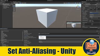 How to Set Anti-Aliasing in Unity