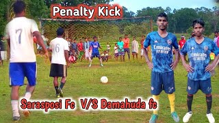 Penalty Kick//Sarasposi 🆚 Damahuda//Village Football match @hansdahsports