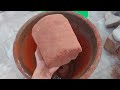 New video Red sand dry&water crumbling oddly satisfying 🩷