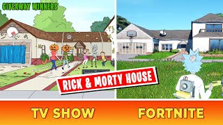 Comparing the Smith House in Rick & Morty to the Fortnite Creative Version