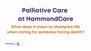 Palliative Care at HammondCare