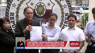 Korte Suprema, pinagpapaliwanag si Badoy kung bakit hindi s'ya dapat i-cite in contempt... | UB