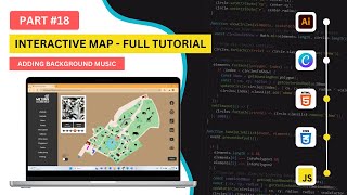 PART 18 - INTERACTIVE MAP TUTORIAL 🔴 ADDING BACKGROUND MUSIC TO A WEBSITE USING CSS AND JAVASCRIPT