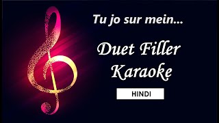 Tu jo mere sur mein | Karaoke with male voice VG | Hindi