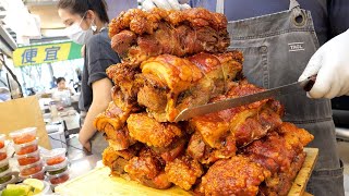 SUPER CRISPY! Pork Belly Rolls making skill and Charcoal Grilled Pork | Street Food