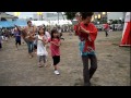 2012子供七夕・盆踊まつり　子供盆踊り　その２　さいわい公園